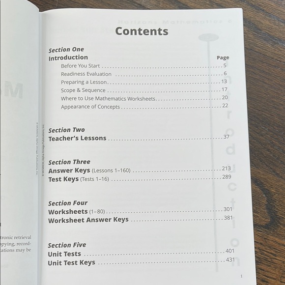 Horizons Math Teacher's Guide - Picture 3 of 8